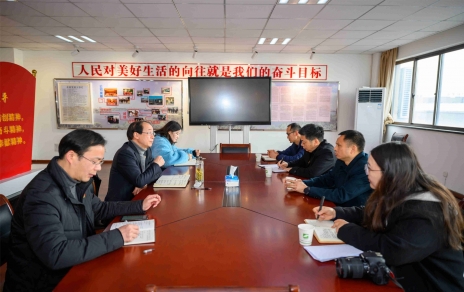 推動黨建提質(zhì)增效，城南街道黨工委書記 胡衛(wèi)東帶隊蒞臨我公司調(diào)研指導(dǎo)黨建工作